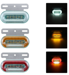 1PC 12LED 12V Flowing LED Side Marker Signal Light Indicator For Truck Trailers