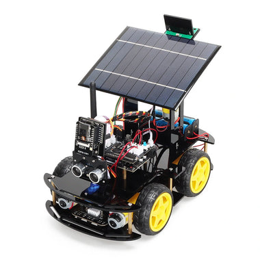 TSCINBUNY Solar ESP32-32 Camera Programming Education Robot Car IoT Ultrasonic Intelligent Programming Robot