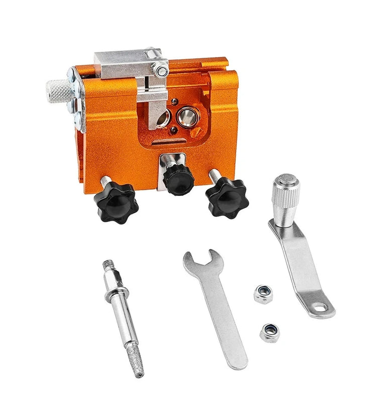 Chainsaw Sharpener Portable Chain Saw Sharpening Tool Set Sharpener File Table Quick Sharpening Suitable for All Kinds of Chain Saws and Electric Saws