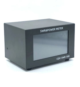200W High Power SWR Meter 1.8-54MHz HF VHF UHF 4.3 Inch IPS Color Display Fine Tuning Shortwave Radio Accessories CQV-SWR-508 VSWR Power Meter