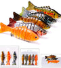 5pcs Multi-Section Fishing Lures 15.5g/10cm Sinking Swimbait Artificial Baits Fishing Tackle for Freshwater Saltwater Fishing