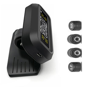 Car TPMS Tire Pressure Monitor Solar Wireless External Display External Tire Pressure Monitoring System