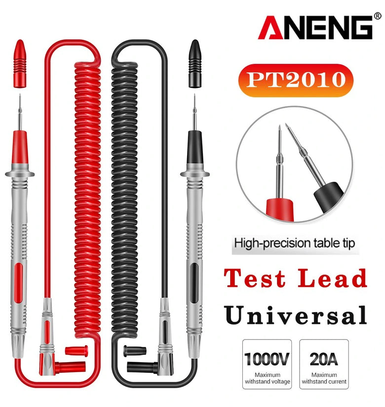 ANENG PT2010 Multifunctional Tester Lead Universal Multimeter Probe Spring Wire Pen Cable Electric Tools for Digital Multimeter