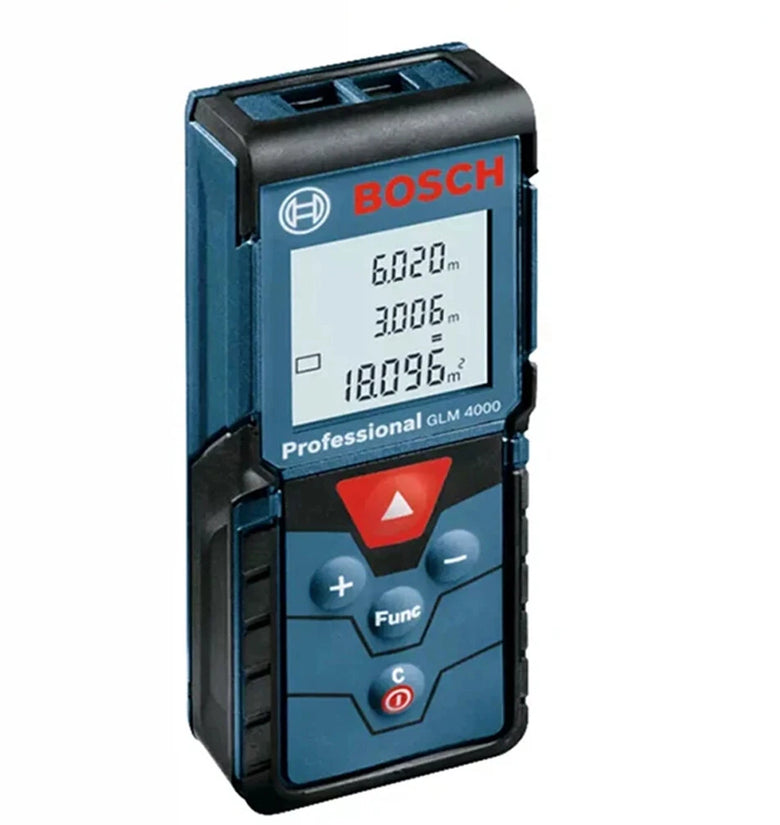GLM4000 Professional Laser Distance Meter 40m IP54 2mm Accuracy Multiple Measurement Modes Automatic Backlight Sound Prompts Portable Size