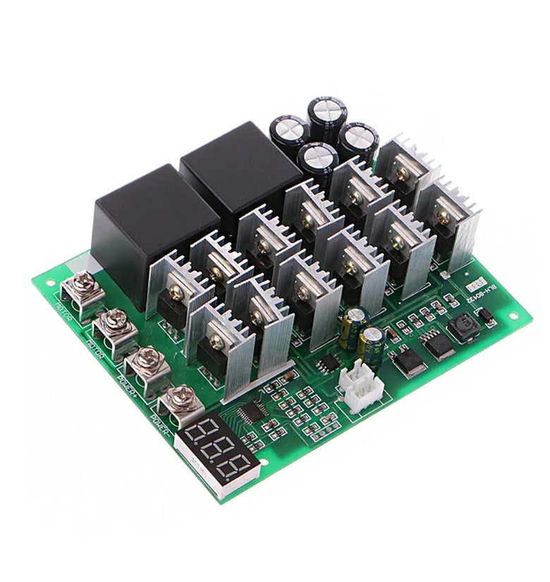DC 10-55V 12V 24V 36V 48V 55V 100A Motor Speed Controller PWM HHO RC Reverse Control Switch with LED Display