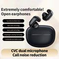 V12 TWS Ear-clips Headset Wireless bluetooth Earphone 12mm Dynamic Coil 3D Surround 19H Playback Open-ear Sports Headphones