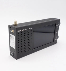 Malachite V5 DSP SDR Receiver 10kHz-2GHz Frequency Range CNC Aluminum Housing 5000mAh Lithium Battery USB-C Charging LCD Touchscreen Radio
