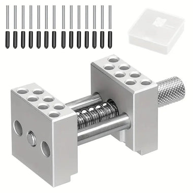 Adjustable Aluminum Alloy Mini Bench Vise Multi-Function Clamp Fixing Tool for DIY Crafts Model Making