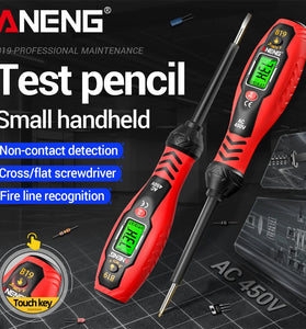 ANENG B19 Voltage Tester Pen Non Contact AC Voltage Detection 30-1000V Digital Display Multi Functional Insulated Handle Screwdriver Electrical Diagnostic Tool