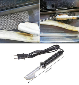 50W Car Bumper Repair Electric Soldering Iron Leather Ironing Tool Material Welding Kit Smooth Tool Belt PP Stick Plastic Repair