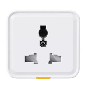 Tuya Smart Home WIFI Plug Socket 16A Universal Travel Universal Conversion Socket Outlet Power Monitor Timer Countdown Function Voice Control with Alexa Google Home