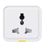 Tuya Smart Home WIFI Plug Socket 16A Universal Travel Universal Conversion Socket Outlet Power Monitor Timer Countdown Function Voice Control with Alexa Google Home