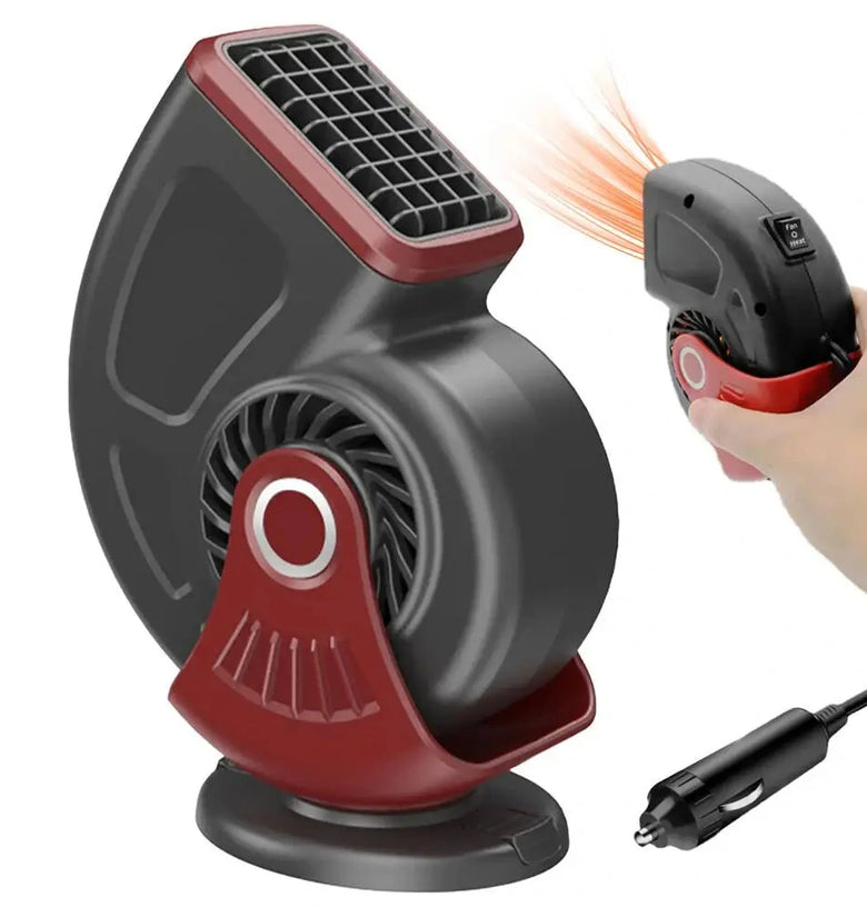 120W 2 IN 1 Cooling Heating Portable Winter Heater Warm Fan 12V Car Winter Windshield Defogger Home Car Dual-Purpose