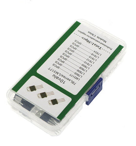 50PCS TO-220 Series Transistor Assortment Kit 10 Values High Power Three-terminal Regulated Triode LM317T L7805 L7806 L7808 L7809 L7810 L7812 L7815 L7818 L7824