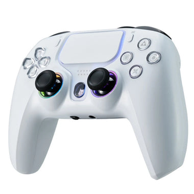 NBCP 736F for PS5 Controller Wired Gamepad with Hall Effect Triggers and RGB Joysticks Dual Vibration Motors Turbo Function for PS4 PC Plug and Play