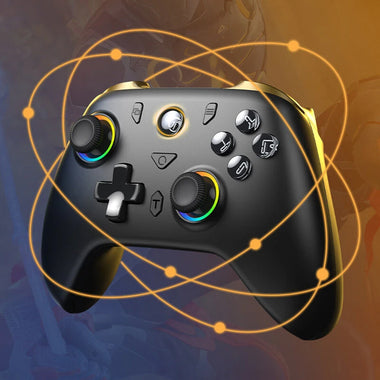 Jemdo Xuanwu Hall Effect Joystick Game Controller with Dual Hall Joysticks 1000Hz Polling Rate Wireless Pro Controller for Switch PC Steam Android No Drift Charging Dock