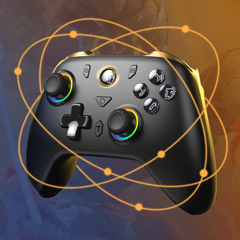 Jemdo Xuanwu Hall Effect Joystick Game Controller with Dual Hall Joysticks 1000Hz Polling Rate Wireless Pro Controller for Switch PC Steam Android No Drift Charging Dock