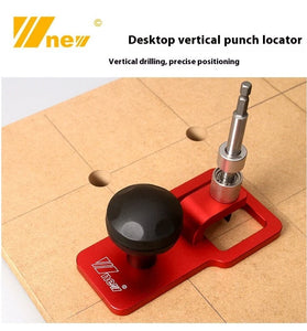 Wnew 19mm 20mm Precision Vertical Drill Guide Set Hole Punch Locator Bench Dog Hole Punch for Woodworking Table Workbench