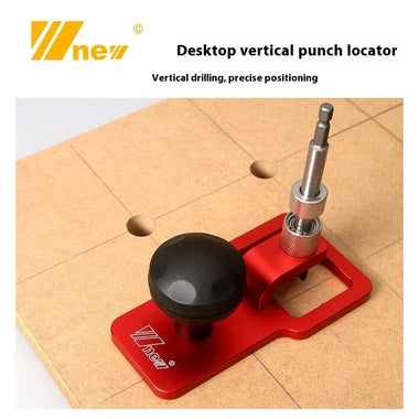Wnew 19mm 20mm Precision Vertical Drill Guide Set Hole Punch Locator Bench Dog Hole Punch for Woodworking Table Workbench