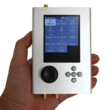 Portable Radio Transceiver 3.2 inch Touch Screen HackRF One V1.7.3 + Portapack H2 Built-in 2000mAh Battery Kit