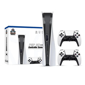 [128G] Q10SE RS5 4K UHD Android Gaming Console 40000+ Preloaded Games Support HD Output 2-in-1 3D HD Gaming Player with Dual Wireless Controllers 40 Emulators+