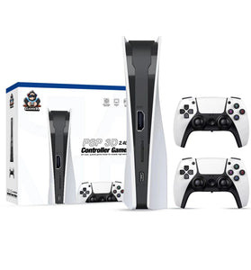 [128G] Q10SE RS5 4K UHD Android Gaming Console 40000+ Preloaded Games Support HD Output 2-in-1 3D HD Gaming Player with Dual Wireless Controllers 40 Emulators+