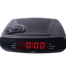 VST906 AM FM Radio Alarm Clock Radio Speaker LED Digital Display Media Player Wired Radio