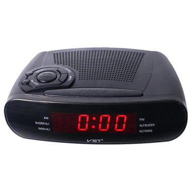VST906 AM FM Radio Alarm Clock Radio Speaker LED Digital Display Media Player Wired Radio