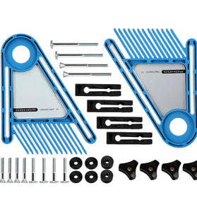 Mohoo Upgraded Double Feather Board Adjustable Woodworking Safety Device Feather-Loc for Router Table Saws