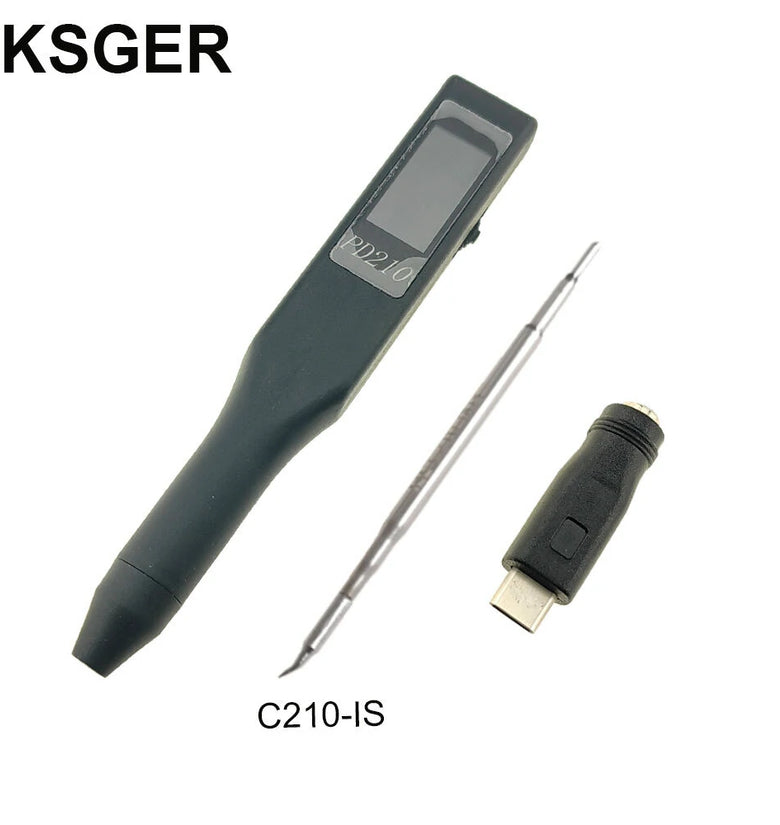 KSGER C210 70W Portable Soldering Iron Station Quick Heating DIY Temperature Control TFT Display
