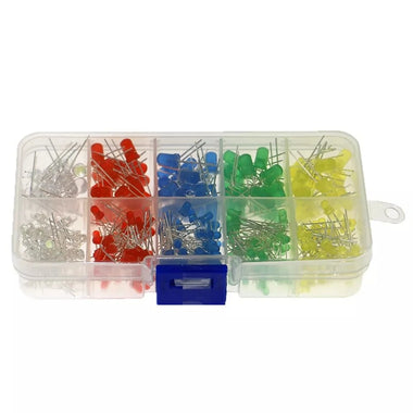 300PCS 3mm 5mm LED Light Emitting Diodes Electronic Kit F3 F5 Red Yellow Blue Green White Five Colors Light