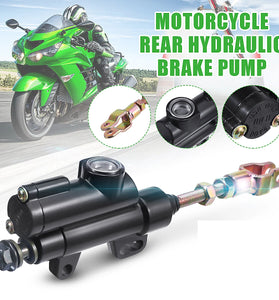 Motorcycle Rear Foot for Hydraulic Brake Pump ATV Refit Brake Master Cylinder Pump Kit