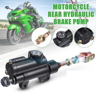 Motorcycle Rear Foot for Hydraulic Brake Pump ATV Refit Brake Master Cylinder Pump Kit