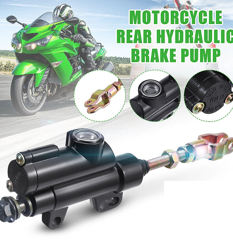Motorcycle Rear Foot for Hydraulic Brake Pump ATV Refit Brake Master Cylinder Pump Kit