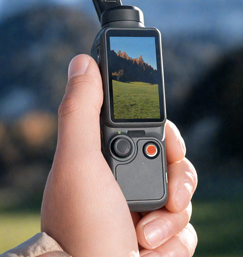 DJI Osmo Pocket 4 Camera 1-Inch CMOS 4K 240fps Slow Motion 107GB Storage 3 Axis Gimbal Camera Vlog Creator Gift Portable Video Cameras