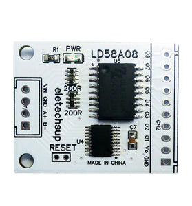 8ch RS485 Modbus RTU DO/PWM Output Multifunction MOS Driver Board for Multilayer Signal Lights LED Relay Solenoid Valves Motor