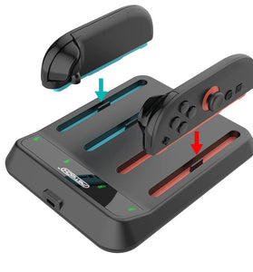 PGTECH GP-371 Switch2 Joy-Con 4-in-1 Charging Dock Magnetic Alignment Type-C Fast Charging Station Switch Gaming Accessories