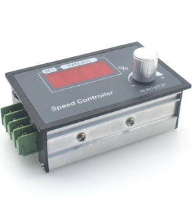 DC6-60V 30A Max DC Motor Speed Controller PWM Rotary Knob Encoder LED Digital Display Brush Motor Control Module 1-100kHz