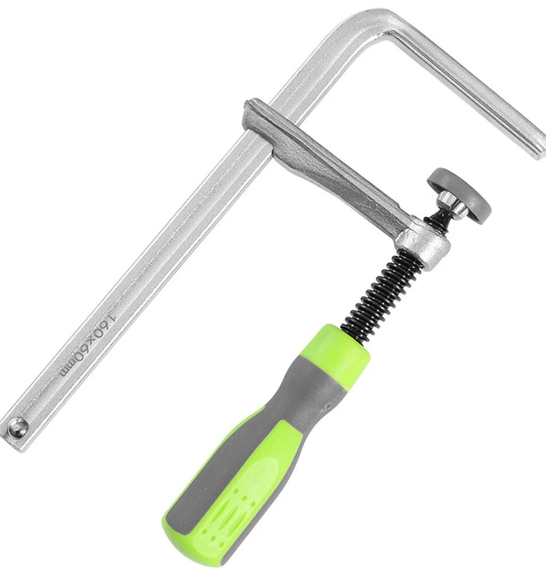 Guide Rail Clamps 120/160/200/300mm Woodworking Clamp With Plastic Handle Screw Action Arm For Woodworking MFT Table Track Saw Rails