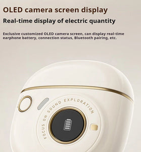 EDIFIER TO-U3 Plus TWS Earbuds Wireless bluetooth Earphone OLED Digital Display 13mm Composite Diaphragm AI Call Noise Cancelling 28H Playback Low Delay Sports Headphones