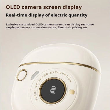 EDIFIER TO-U3 Plus TWS Earbuds Wireless bluetooth Earphone OLED Digital Display 13mm Composite Diaphragm AI Call Noise Cancelling 28H Playback Low Delay Sports Headphones