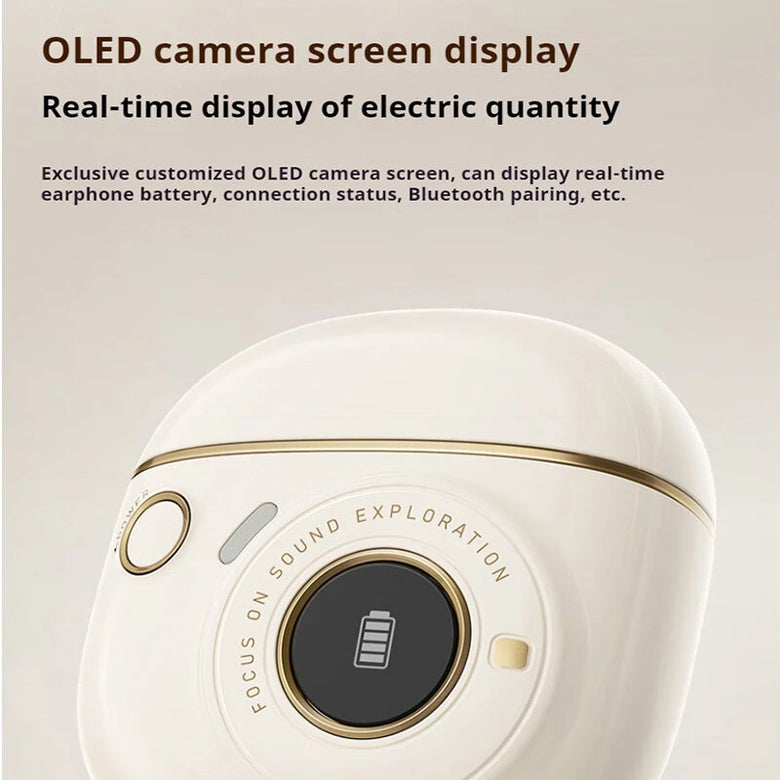 EDIFIER TO-U3 Plus TWS Earbuds Wireless bluetooth Earphone OLED Digital Display 13mm Composite Diaphragm AI Call Noise Cancelling 28H Playback Low Delay Sports Headphones