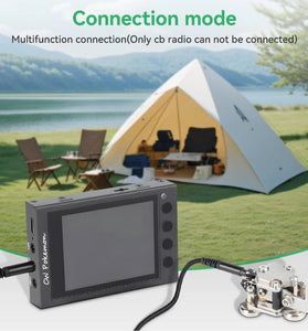 Mini CW Morse Code Trainer 2500mAh Battery 20 Hours Standby Portable Multifunction Connection USB Type-C Compact Design Morse Practice Tool