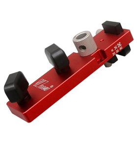 Wnew Aluminum Profile Drill Guide Access Hole Drill Jig With Step Drill Bits for For 2020 2040 3030 3060 European Standard Aluminum Extrusion Profile