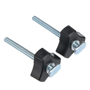 10 Pack T Bolt and Nut Set M8 Woodworking Tool Jigs Screw Slot Fastener and Through Hole Nut Miter Track Bolts Jig W/ Thread