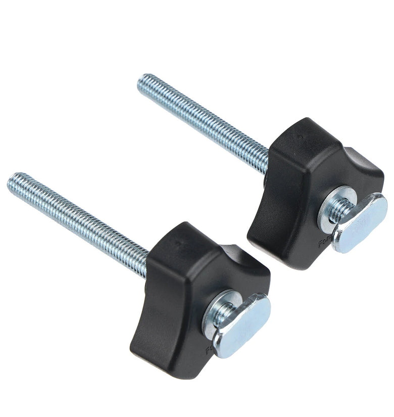 10 Pack T Bolt and Nut Set M8 Woodworking Tool Jigs Screw Slot Fastener and Through Hole Nut Miter Track Bolts Jig W/ Thread