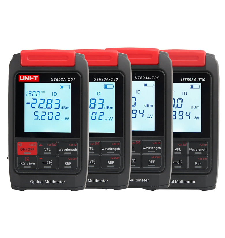 UNI-T UT693A 4-in-1 Fiber Optic Tester Multi-Wavelength High Precision Portable Fiber Tester Multi Functional Optical Power Meter