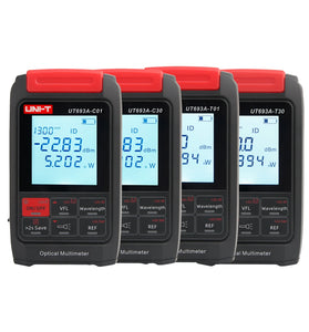 UNI-T UT693A 4-in-1 Fiber Optic Tester Multi-Wavelength High Precision Portable Fiber Tester Multi Functional Optical Power Meter