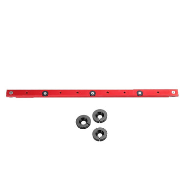 Red 300-880mm Aluminum Alloy Rail Miter Bar Slider Sliding Bar Table Saw Gauge Rod Miter Gauge for T-slot T-track Miter Track Jig Fixture Slot Router Table Woodworking Tool