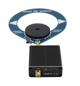 High-Impedance Amplifier 1M Input 50 Output 0dB Gain 300MHz Bandwidth Long-Lasting Battery Universal Compatibility Ideal for SDR HackRF One Donut Antenna Mini Loop Radio Reception